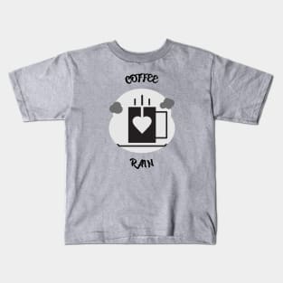 coffee rain Kids T-Shirt